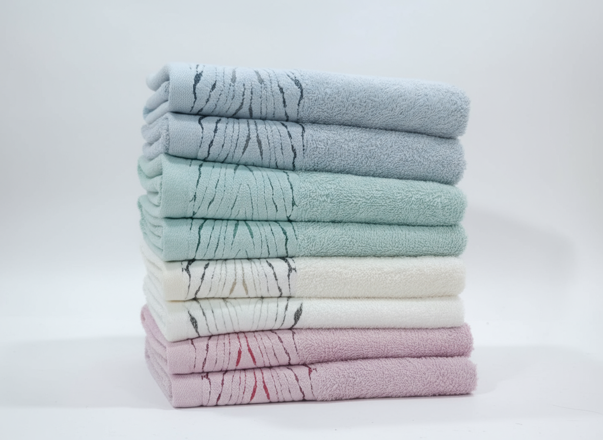 Decorative Towels with Clean Background