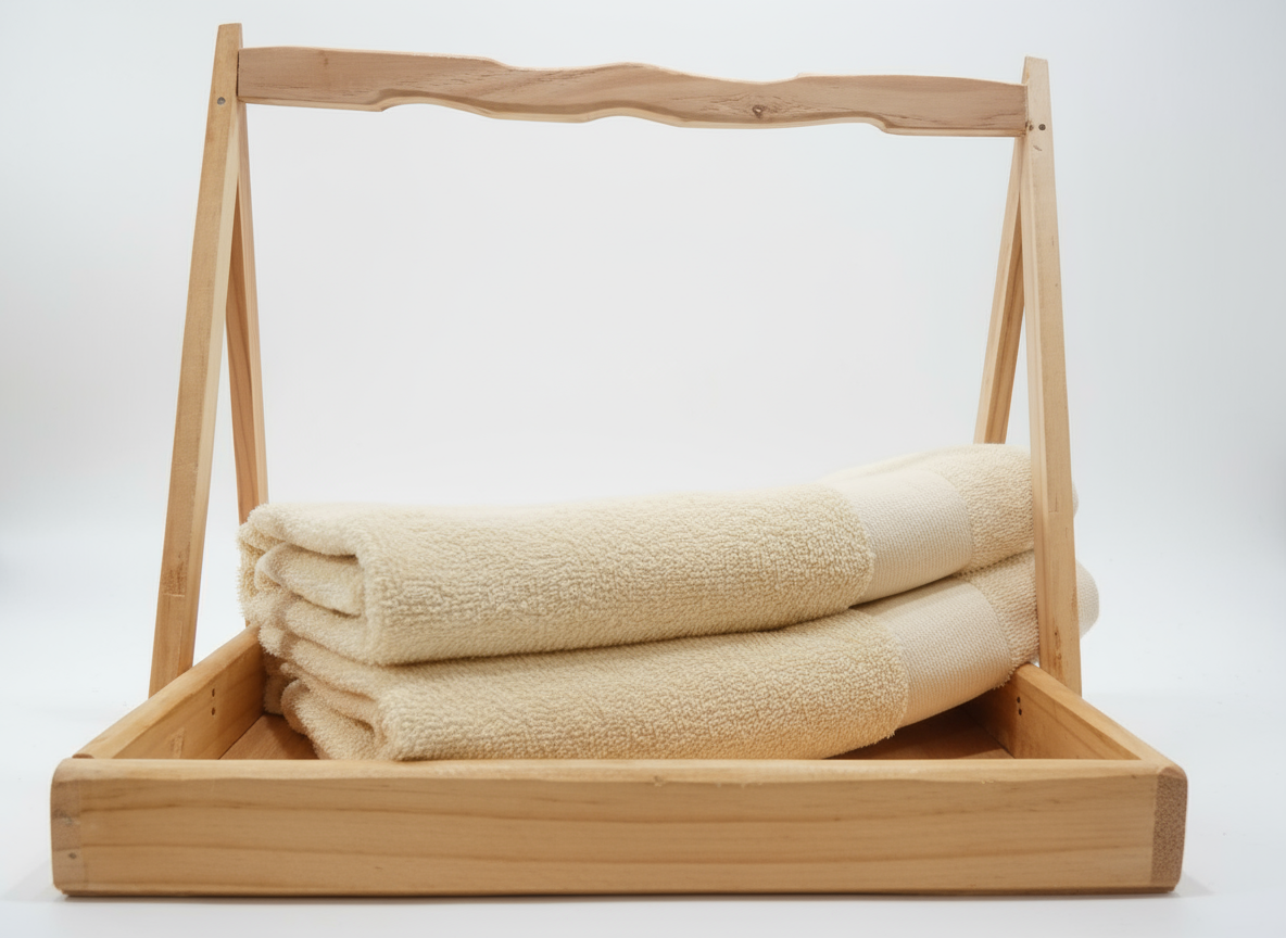Professional Cream Bath Towels