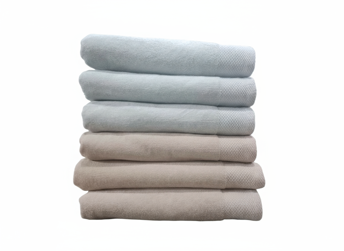 Professional Cream Bath Towels