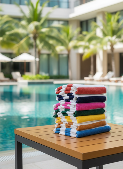 Resort lifestyle towel photo